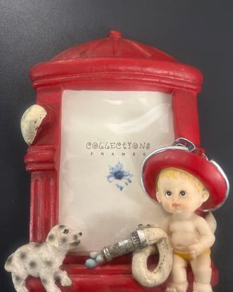 Cornice bambino pompieri