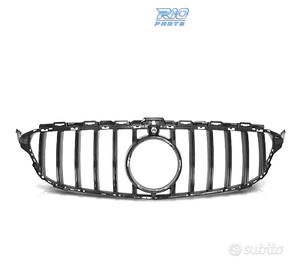 GRIGLIA MERCEDES CLASSE C W205 14-18 LOOK GTR NERO