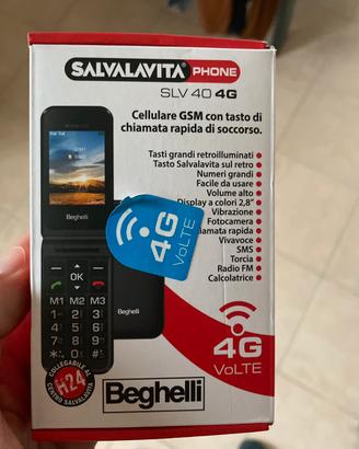 Telefono per anziani Salvavita phone slv40 4g
