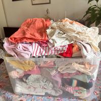 Lotto vestiti bimba 0-18 mesi