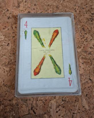 Mazzo di carte spagnole vintage