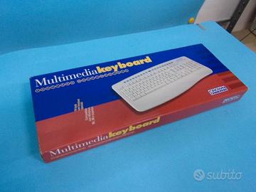 Tastiera Crown italiana multimediale, colore beige