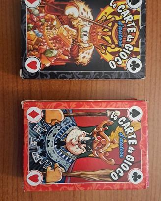 TOPOLINO CARTE da GIOCO d'AUTORE NERO ROSSO CELONI