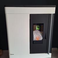 stufa a pellet 13 KW aria termovana 