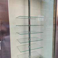 espositore a 6 piani in vetro