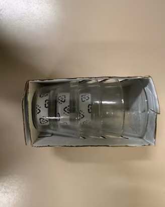 Portacandele in Vetro IKEA GALEJ Set da 4 Pezzi