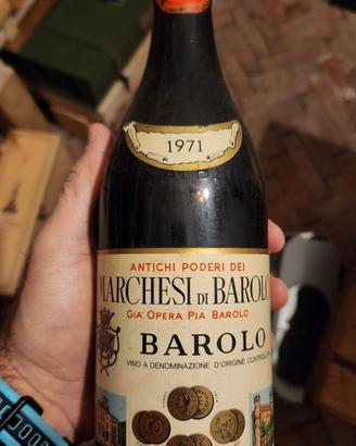 Bottiglia vintage Barolo Marchesi di Barolo, annat
