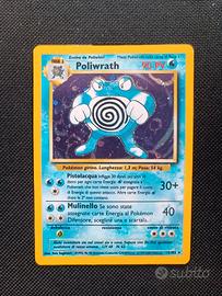 carta pokemon poliwrath set base 