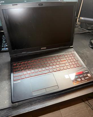Msi laptop pc portatile gaming