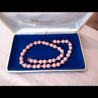 Girocollo in rocrosite Argentina e oro