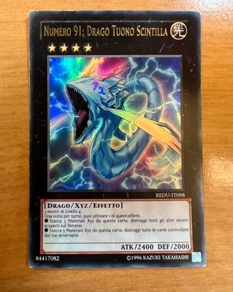 Carta Yu-Gi-Ho! Numero 91: Drago Tuono Scintilla