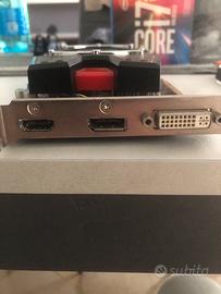 Scheda madre pc scheda video case volante