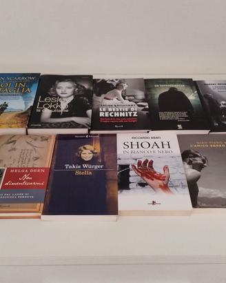Lotto 9 Libri Drammatici Storici Olocausto Shoah