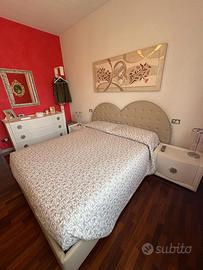 Letto matrimoniale con contenitore