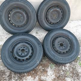 N.4 CERCHI PIU GOMME FIAT 155/80/13 79T