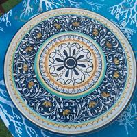 Piatto - centrotavola ceramica Castelli SACA 1990