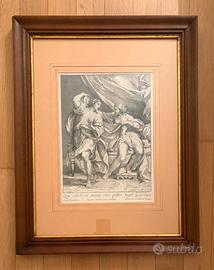 Acquaforte XVIII sec. Maratti Ferroni 1700 (rara)