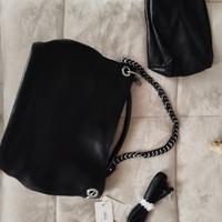 Borsa nera tre pezzi nuova