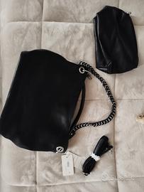 Borsa nera tre pezzi nuova