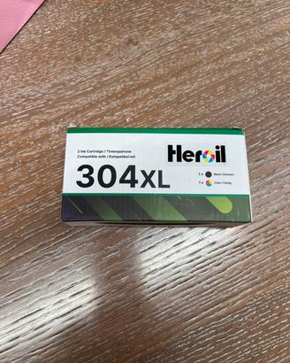 Cartucce Heroil HP 304XL nuove (1 nera + 1 colori)