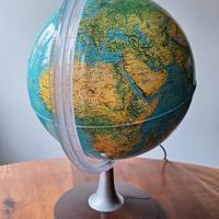 Mappamondo lampada vintage anni 80