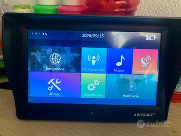 Awesafe - kit navigatore gps per auto e camion