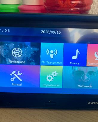 Awesafe - kit navigatore gps per auto e camion