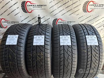 4 PNEUMATICI 235/55 R18 EVERGREEN INVERNALI 95%