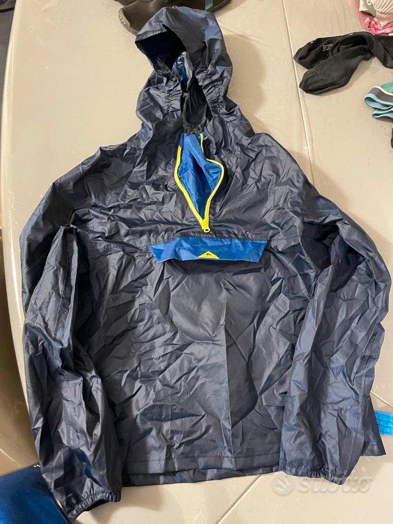 Antipioggia tipo Kway Decathlon bambino 7-9 anni Abbigliamento e