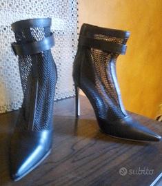 Scarpe donna nere tacco 11,5 cm n. 38
