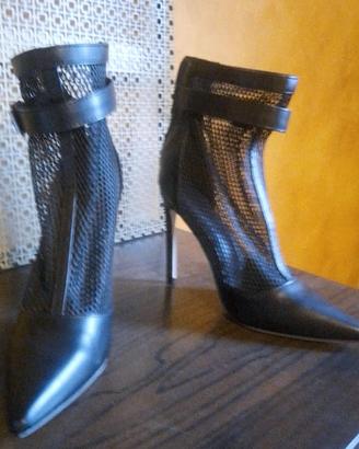 Scarpe donna nere tacco 11,5 cm n. 38