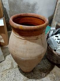 Giara antica in terracotta da olio – H 80 cm – tra