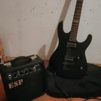 chitarra ESP LTD nera