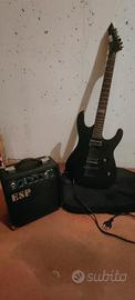 chitarra ESP LTD nera