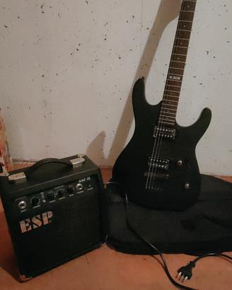 chitarra ESP LTD nera