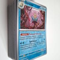 Mazzo 100+ carte Pokemon italiane tutte differenti