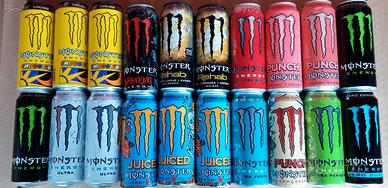 LATTINE  MONSTER   VUOTE