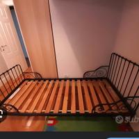 2 Letti in ferro battuto allungabili Ikea