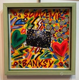Quadro Serigrafia Bruno Donzelli  souvenir Banksy