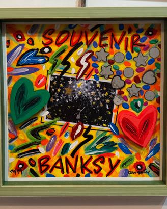 Quadro Serigrafia Bruno Donzelli  souvenir Banksy