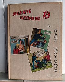 FUMETTI SECRET-AGENT X9 Alex Raymond 5 cartonati