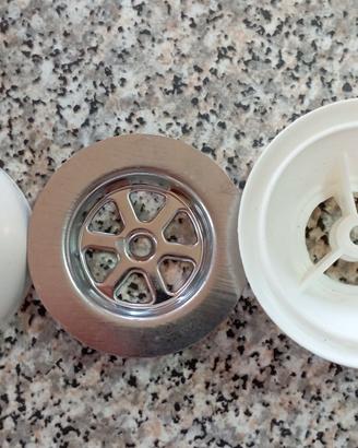 Griglia scarico lavandino con tappo