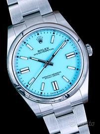 Rolex OP 41mm Tiffany 124300 like new 2021 full 