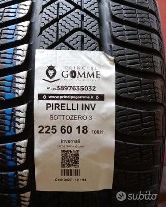 2 gomme 225 60 18 pirelli inv a3427