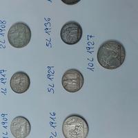 monete regno VE III argento lotto 1