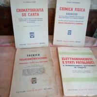 Lotto 4 libri tecnici Hoepli anni 40/50