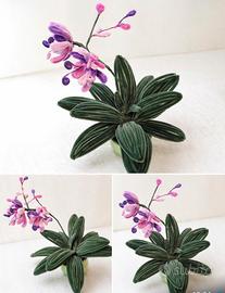 Orchidea fatta a mano