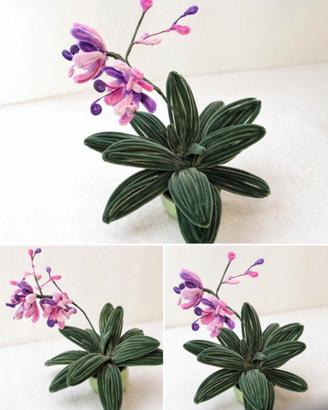 Orchidea fatta a mano
