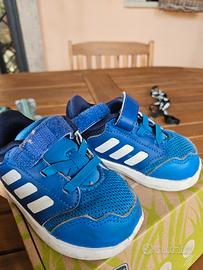 Scarpe sneacker adudas tensaur run tg. 20 + altro 