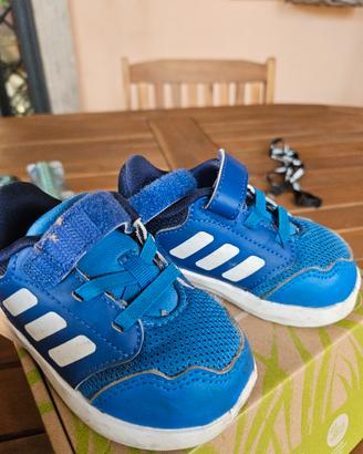 Scarpe sneacker adudas tensaur run tg. 20 + altro 